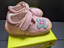 Hush Puppies Twinkle Toes Mädchen rosa Klettverschluss Schuhe Größe UK3 Mädchen-Classic Schuhe price