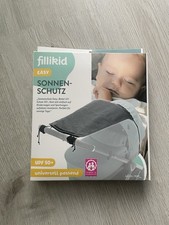 Fillikid Sonnenschutz Exklusiv Sonnensegel Kinderwagen grau UV 50+ NEU&OVP Kinderwagen / Buggy Canopy price