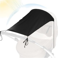 Sonnensegel Kinderwagen UV Schutz Verstellbar Schwarz UPF 50+ Sonnenschutz Kinderwagen / Buggy Canopy price