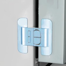 2x Kindersicherung Kühlschrank Schublade Schrankschnäpper Baby Sicherheitsschloss, Himmelblau Baby-Fridge Lock price