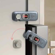 1x Kindersicherung Kühlschrank, Gefrierschrank, Schrankschnäpper Baby Sicherheitsschloss Türtresor Baby-Fridge Lock price