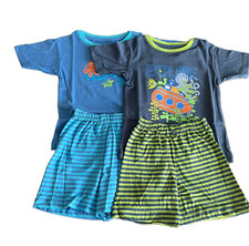 Jungen Pyjama Schlafanzug Kurzarm Navy, Blau Gr. 92/98 104/116  116/122 Jungen-Pyjama price