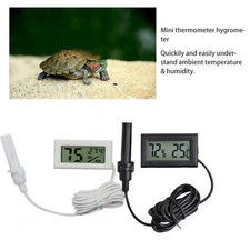 1/5x1mMini Thermometer Hygrometer Thermo-Hygrometer Terrarium Digital mit Fühler Thermometer & Hygrometer price