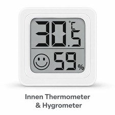Raumthermometer Digital mit Hygrometer – Temperatur & Luftfeuchtigkei Thermometer & Hygrometer price