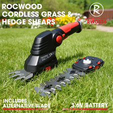 Grasschere 2 in 1 Garten Elektro Akku Heckenschere Strauch RocwooD 3,6V Hedge Trimmers price