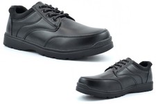 Jungen Schulschuhe Bootsschuhe Schnürschuhe Junior Jungen Größen 1/2/3/4/5/6 schwarz Schuhe Jungen-Boat Schuhe price