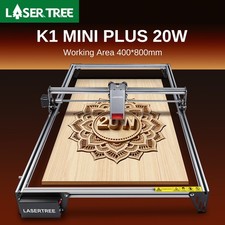 K1 Mini Plus 20W Laser Engraving Cutting DIY Machine Working Area 400mm*800mm Tree Cutting Machine price