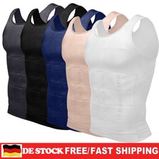 Herren Kompression Unterhemd Body Shaper Bauchweg T Shirt Tank Tops Mieder Weste Herren-Corset price