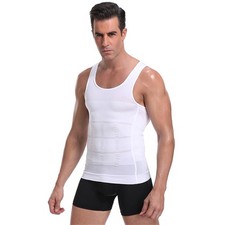 Herren Schlankmacher Body Shaper Unterwäsche Korsett Kompressionsweste Singlet Dad UK Herren-Corset price