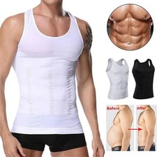 Weste Herren Schlankmacher Body Shaper Unterwäsche Korsett Kompression Singlet Papa UK Herren-Corset price