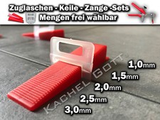 Zuglaschen Nivelliersystem Fliesen Plan System Verlegehilfe Keile 1-3 mm Laschen Pliers price