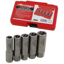 5-teiliges tief gedrehtes Steckschlüsselsatz 10/16 mm beschädigte Mutter & Schraubenausdreher 3/8 Zoll Dr Easy Outs Socket Set price