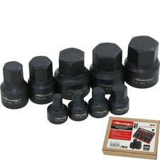 Neilsen Low Profile Stubby Short Impact Sechskant Bit Steckschlüsselsatz 6 mm - 19 mm 9-teilig CT5854 Socket Set price