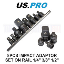 US PRO Impact Steckschlüssel Adapter Set 1/4" 3/8" 1/2" 3/4" Antrieb Step Up/Down Reduzierstück Socket Set price