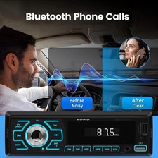 Single DIN Autoradio mit Bluetooth Radio Freisprechen/UKW/USB/TF Karte/AUX in Auto-Stereoanlagen price