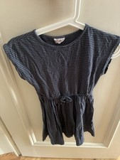 People Wear Organic Mädchen Jerseykleid gestreift grau Gr. 134 Baumwolle Mädchen-Jersey price