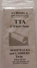 4mm Scale -TTA 4 Wheel TWIN Tank Wagon Roofwalks/Leitern for The Hornby/Bachmann Ladders price