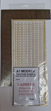 A1 Modelle 7mm Maßstab verschiedene Leitern - 160mm lang - 8 Längen 4 Muster A509 Ladders price