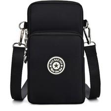 Handytasche Damen, Crossbody, Wasserabweisend Nylon, Kopfhörer Eingang, klein Damen-Headphones price