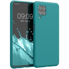Teal Case für Samsung Galaxy M22 Handy - Silikon Backcover - Neu Mobile Phone Back Cover price