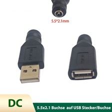 USB Anschluss Laptop Adapter DC 5.5x2.1 Buchse auf USB Stecker/Buchse Konverter Laptop Adapter price
