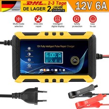 12V 6A Intelligentes Batterieladegerät AGM Auto Motorrad Batterie Ladegerät KFZ Batterieladegerät price