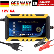 12V 6A Auto Intelligentes Batterieladegerät Impuls Reparatur Erhaltungsladegerät Batterieladegerät price