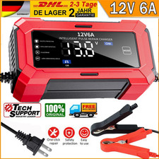 Intelligente KFZ Auto Batterie Ladegerät Impuls Reparatur Akku Starthilfe 12V 6A Batterieladegerät price