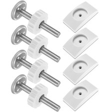 8-teiliges Baby Tor Erweiterungsset: 4 Stangen + 4 Sicherheit weiß Sicherheitsgitter Extension price
