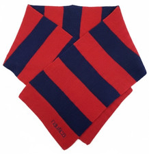 Nautica Herren Schal rot blau gestreift 100% Wolle klassisch Winter warm Halstuch Herren-Neck Warmer price