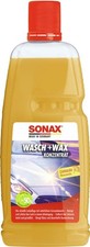 SONAX Wasch & Wax 1 Liter Auto Shampoo mit Carnauba Wachs Lackpflege Reiniger Car Wash Produkte price