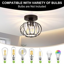 Kristall LED Deckenleuchte Deckenlampe Kronleuchter Wohnzimmer Flur Schwarz/Glod Kronleuchter price