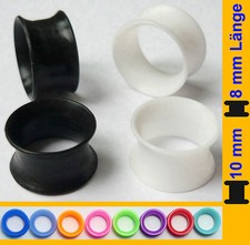 Extra Soft Silikon Flesh Tunnel Silicone Ear Plug Ohr Piercing double flared Silicone price