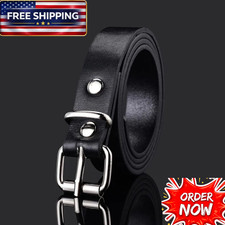 LEDERGÜRTEL FÜR KINDER SCHMALER GÜRTEL MÄDCHEN JUNGEN GÜRTEL LEDER UK GÜRTEL Kids' Belts price