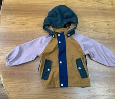 Liewood wasserdichte Jacke Alter 1 Scandi Dänemark neutrale Farben Kapuze Regenmantel Baby-Regenmantel price