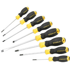Stanley Schraubendreher Set 8tlg Kreuzschlitz Kreuzkopf Flachkopf rutschfest Präzisionswerkzeug Screwdriver price