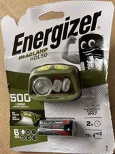 The ENERGIZER Headress Stirnlampe HDL50 E303836300 Standard & Rechargeable Batteries price