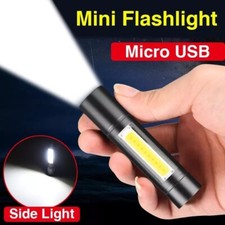 Wiederaufladbare hohe Lumen XHP70 sehr leistungsstarke LED Taschenlampe USB Zoom Taschenlampe COB Standard & Rechargeable Batteries price