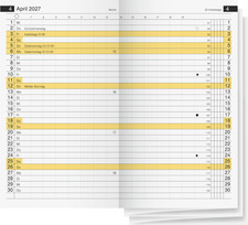 2027 Rido idé Ersatzkalender mini planer 1M 2S 9*15 7045600007 Einlage Leporello Planer price
