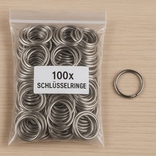 100x Schlüsselringe Ø8mm, 10mm, 15mm, 20mm, 25mm, 30mm, Key Ring Schlüsselring Key price