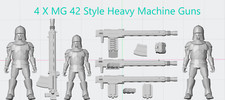 4 x 32 mm Imperial MG 42 Style 50 Cal schwere Maschinengewehre Upgrades Grabenkreuzzug Trenching Machine price