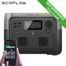 ECOFLOW Refurbished RIVER 2 MAX 512Wh Powerstation 500W Tragbare Solargenerator Generators price