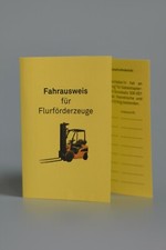 Gabelstaplerschein -Ausweis für Flurförderzeuge-Fahrerausweis Gabelstapler 10stk Stapler price