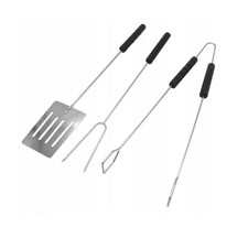 3x Grillbesteck Set Edelstahl, Grill Zubehör Barbecue Grill-Werkzeuge Zange Grill & Barbecue Zubehör price