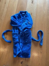Bademantel Jungen Alive 110/116 blau 100% Polyester Jungenmantel price