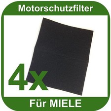 4x Motorschutzfilter für Miele Staubsauger universell einsetzbar Motorfilter NEU Parquet price