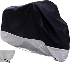 XYZCTEM Ganzjahres schwarz wasserdicht Sonne Motorrad Abdeckung, passt bis zu 108" Motoren Motorcycle Covers price