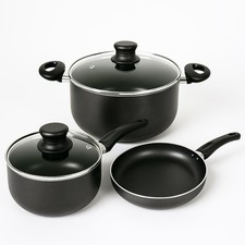 5tlg Induktion Töpfe und Pfannen Set, Antihaft Kochtopf, Kochtopf, Bratpfanne Pot / Pan Sets price