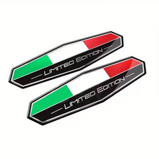 2er Set Italien Flagge 3D Emblem Aufkleber – Auto & Motorrad Zubehör, Badge Deko Other Zubehör for Motorcycles price