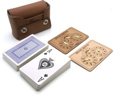 Leder Bezique Kartenspiel Set Game Set price